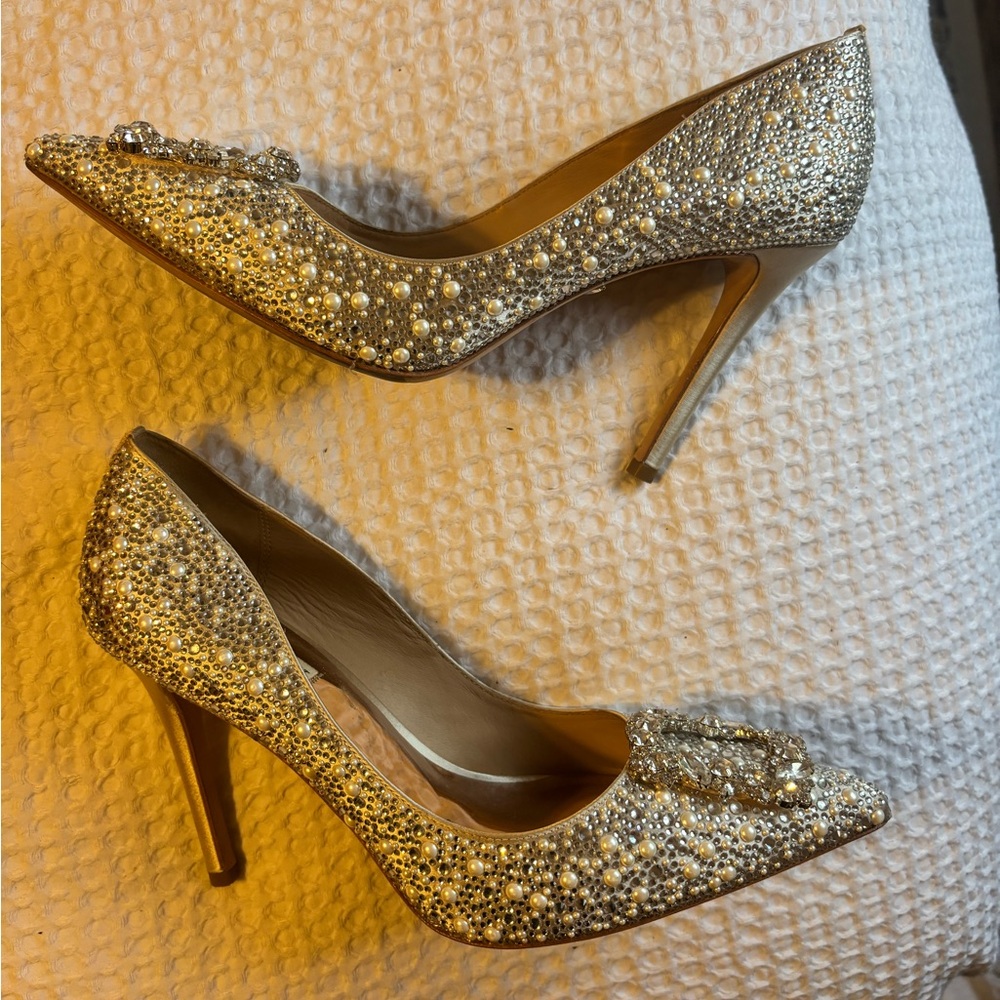 Badgley Mischka Cher II Pointed Toe Pump - size 8 - Picture 3 of 7